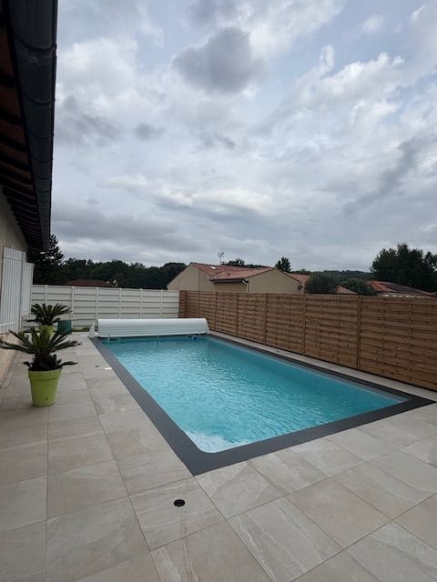 Construction piscine pool house terrasse Mazamet